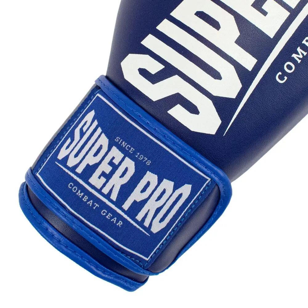 Manusi de Box Super Pro Gear Champ Albastru/Alb 4/6