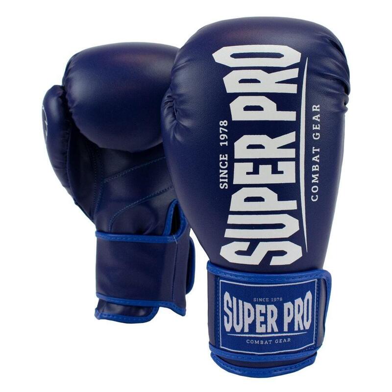 Manusi de Box Super Pro Gear Champ Albastru/Alb