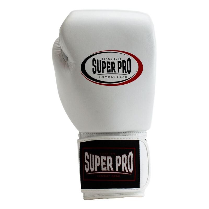 Manusi de Box Super Pro Gear Alb/Negru
