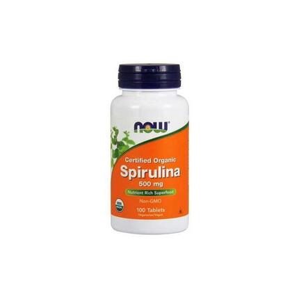 Now Foods Spirulina Certified 500mg (100) Standard