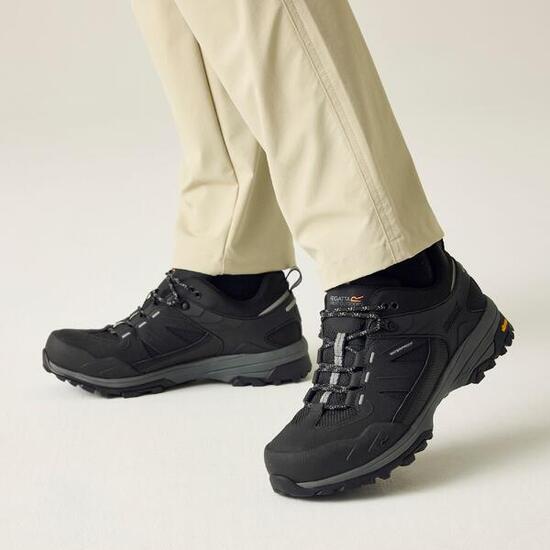 Buty męskie trekkingowe niskie z membraną Regen Vibram