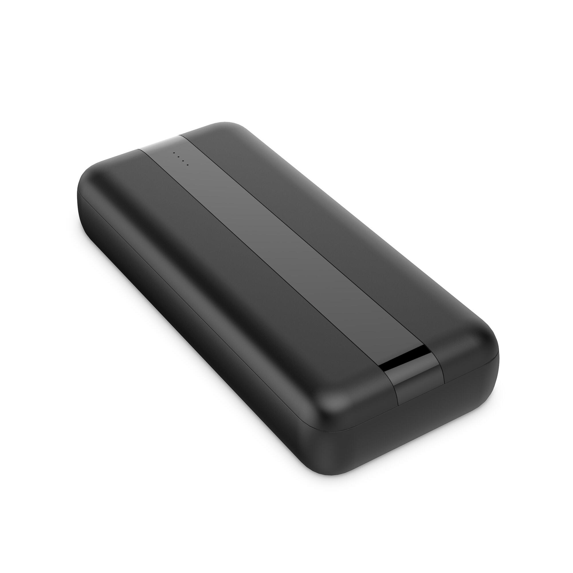 Batterie externe 20 000 mAh, câble USB-A vers USB-C inclus, Noir 3/6