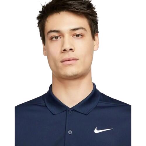 Polo da golf Nike Dri-Fit Victory da uomo, blu 3/3