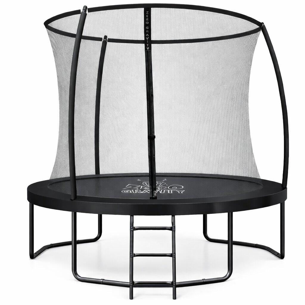Trampolin Outdoor Ø 244 cm, TÜV GS, Smartes Klappnetz, Inkl. Leiter & Bodenanker 1/7
