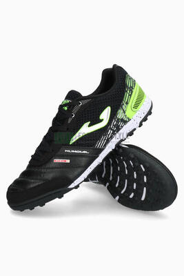Joma Mundial Scarpe da calcio turf in pelle nero-verde 40