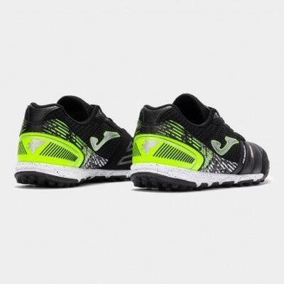 Joma Mundial Scarpe da calcio turf in pelle nero-verde 40