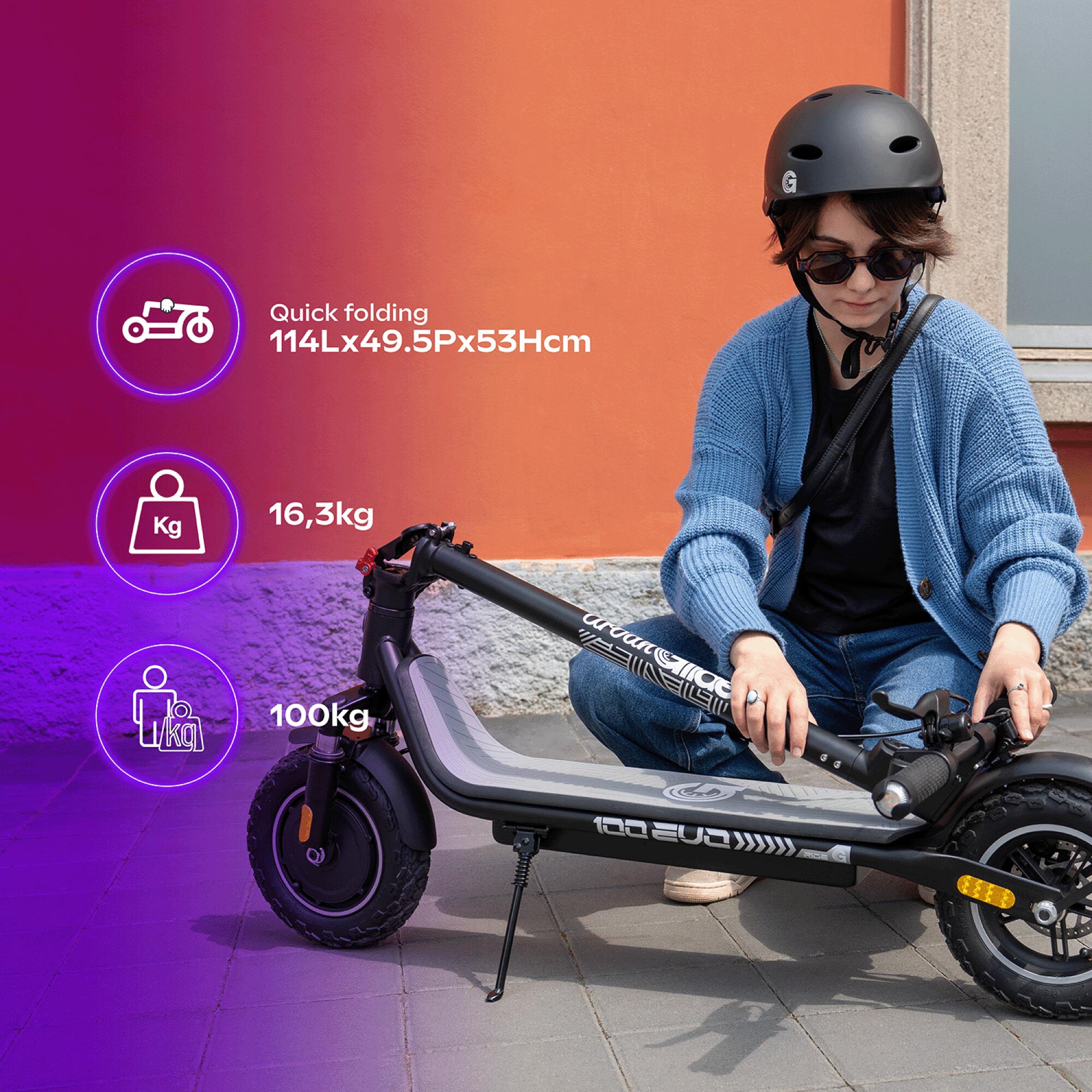 Trottinette Électrique Adulte 100 EVO – 500W - Jusqu'a 25 km 2/7