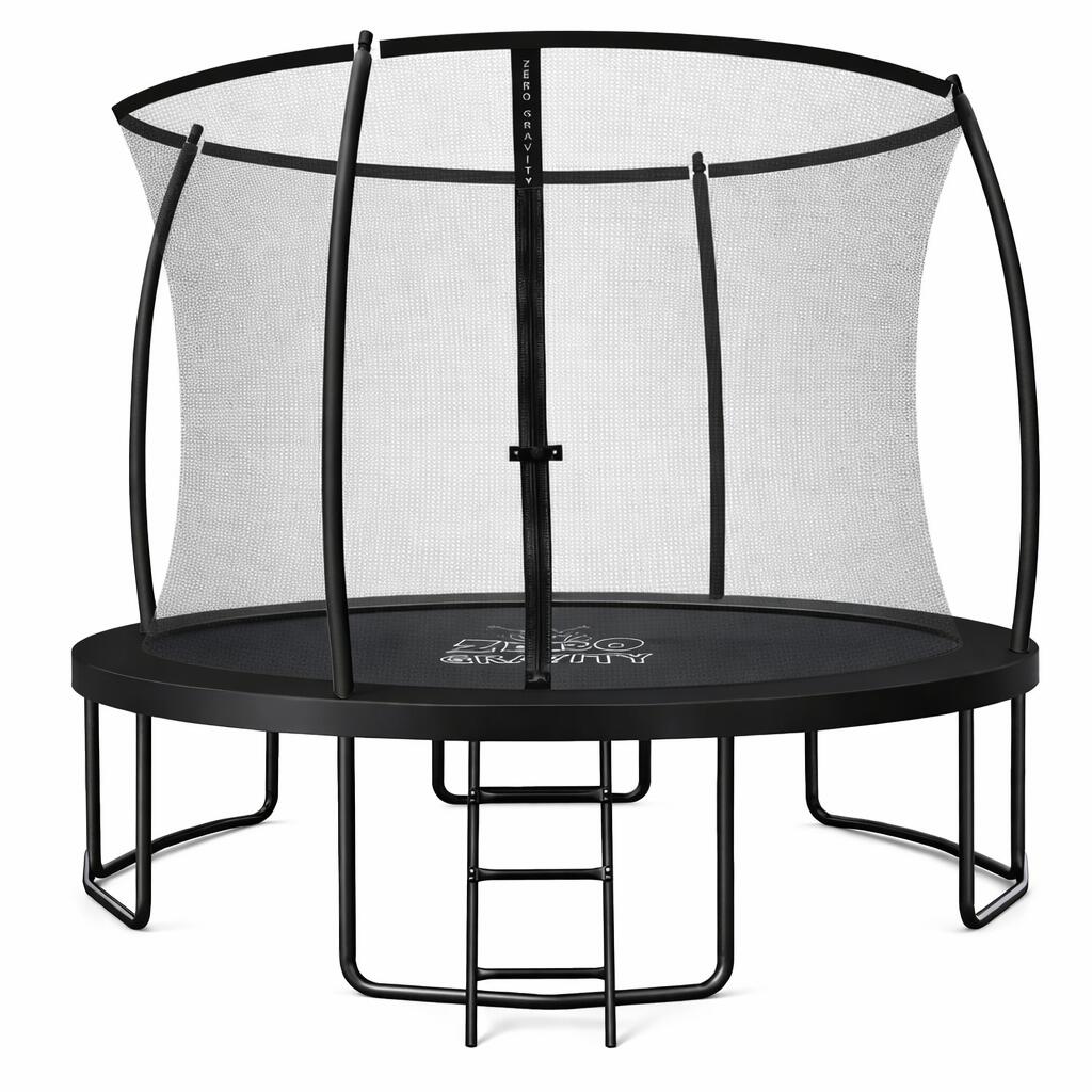 Zero Gravity Ultima 4 10ft Trampoline and Enclosure - Black