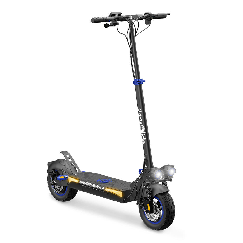 UrbanGlide ECROSS Adult Electric Scooter – 1300W Motor - Range Up to 60 km - 1