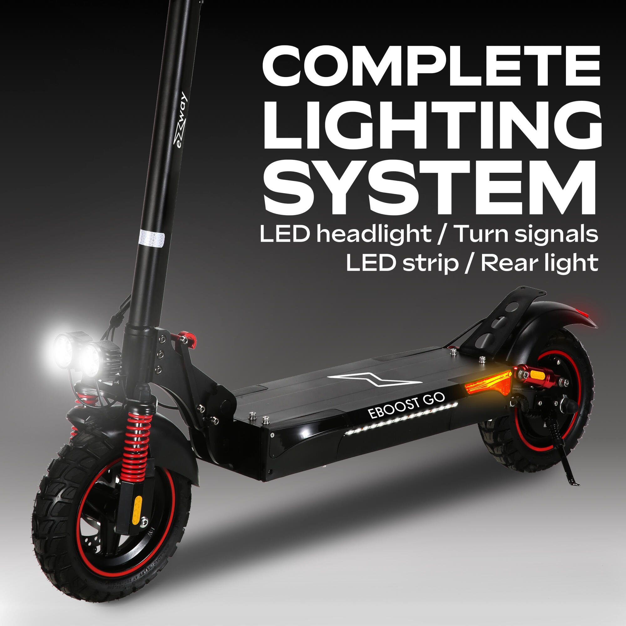 Trottinette Électrique Adulte EBOOST GO – 1200W - Jusqu'a 50 km 7/7