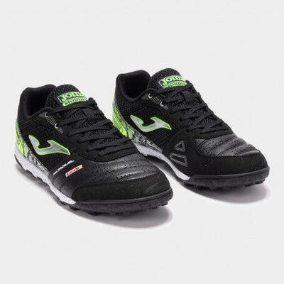 Joma Mundial Scarpe da calcio turf in pelle nero-verde 40