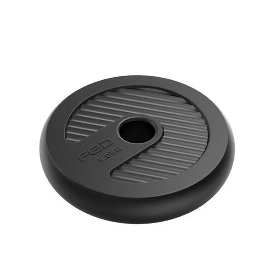 Disque de musculation FED, fonte, 3kg