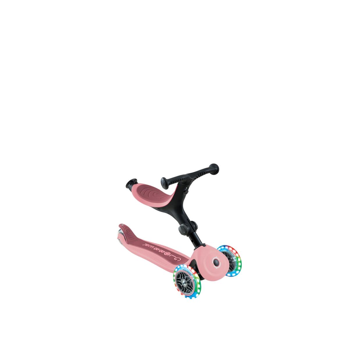Trottinette évolutive GO-UP ACTIVE LIGHTS 360 - Rose pastel 3/7