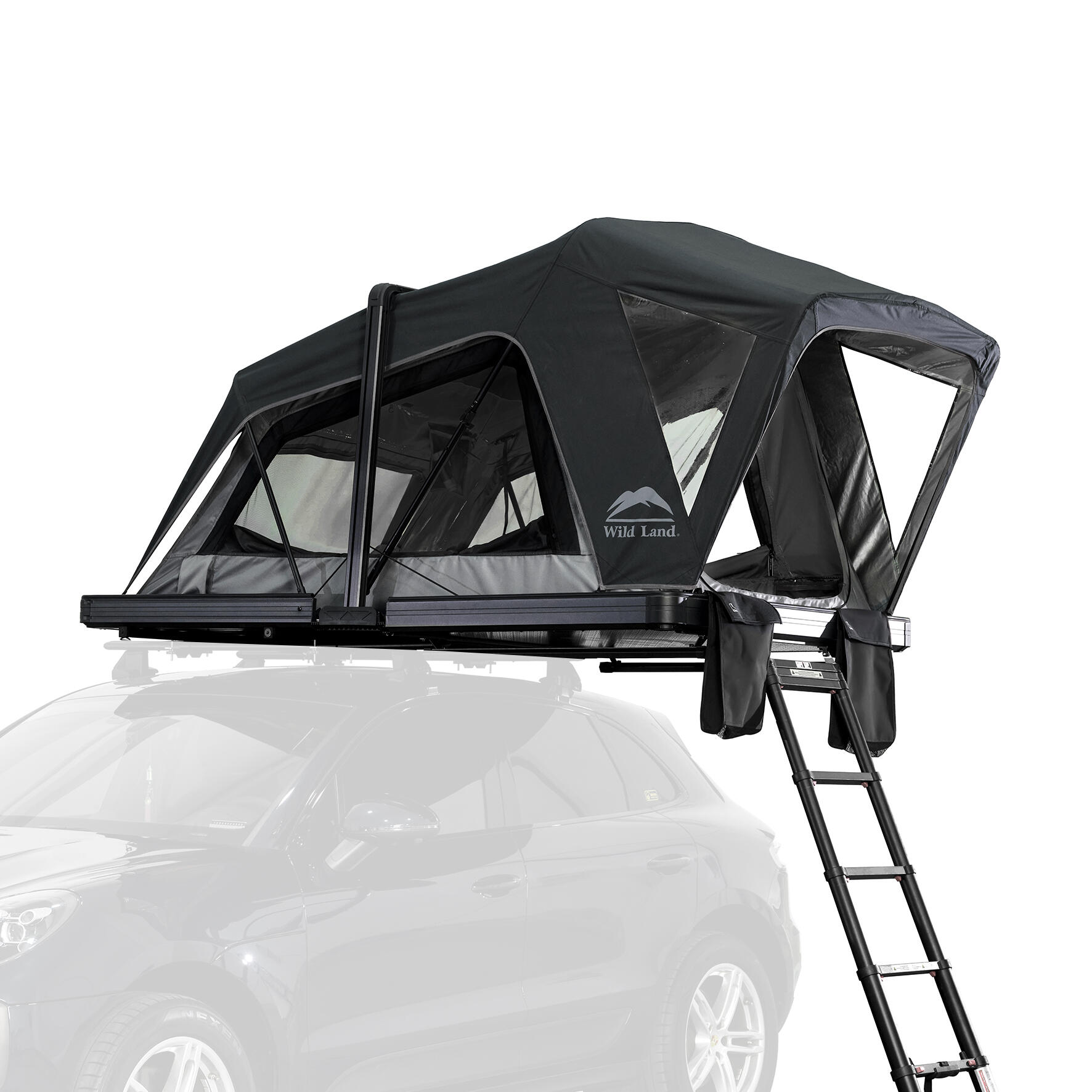 Tente de toit rigide compacte 2 places OrthFrame 130 pour voiture 7/7