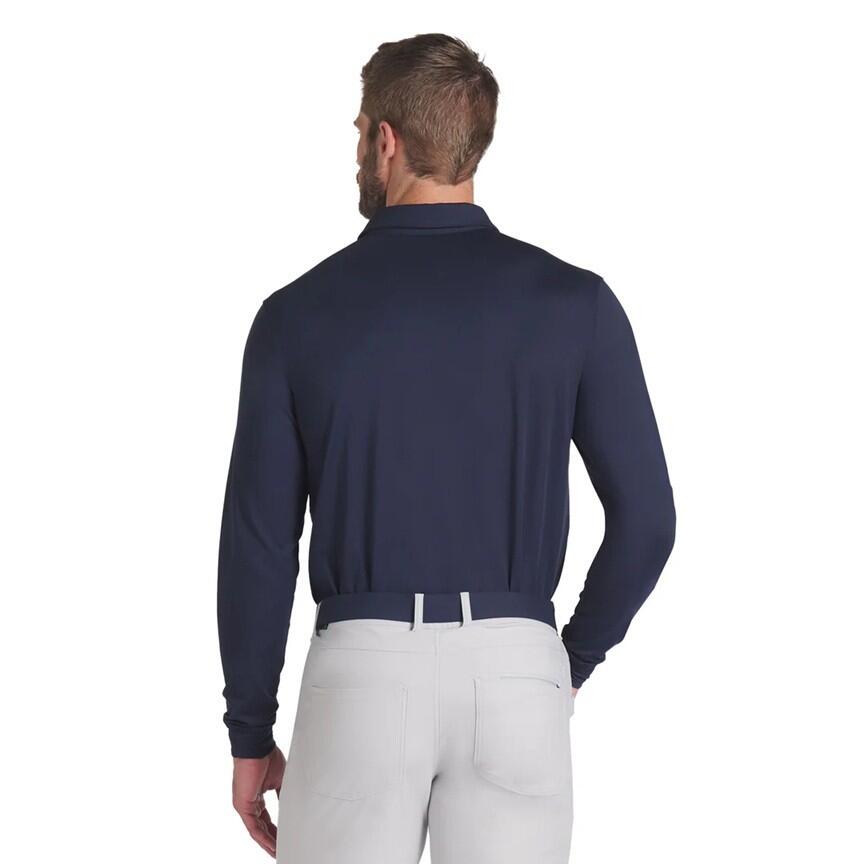 Polo da golf Puma Cloudspun Midweight da uomo, blu navy 2/5