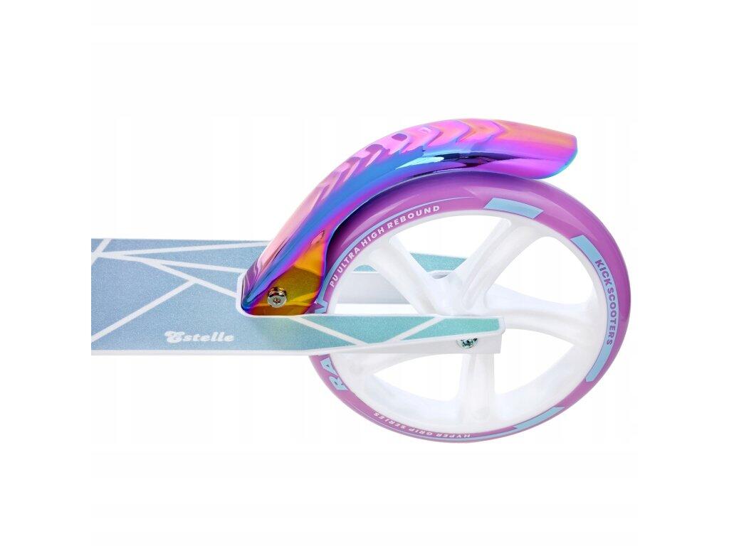 Trottinette pliante Estelle PRO Neo Chrome 200mm avec amortisseur et sonnette 6/7