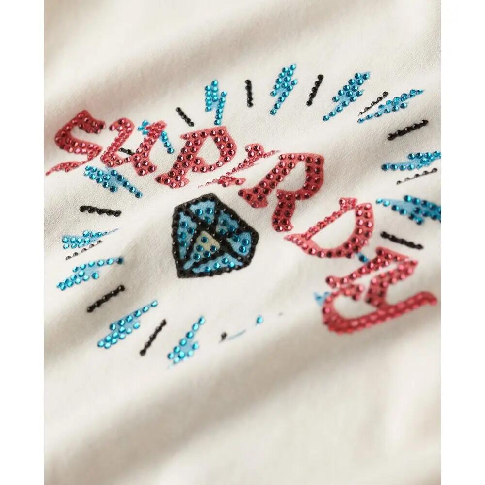 Damska koszulka z dżetami z efektem tatuażu Superdry 4/4