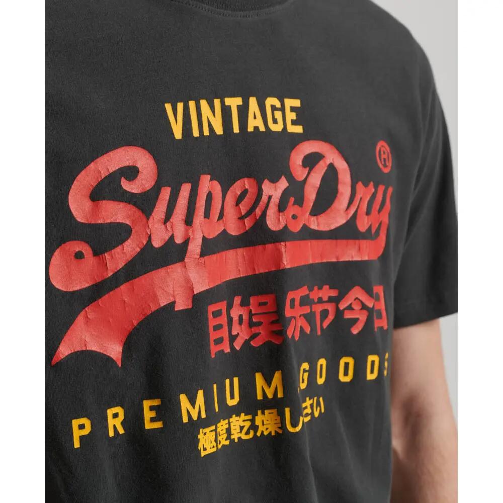 T-shirt clássica Superdry Vintage Logo Heritage 3/4