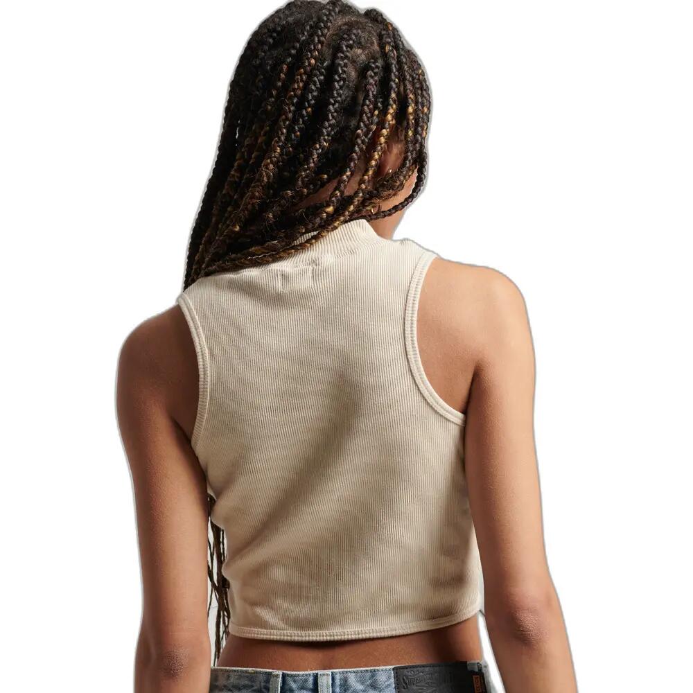 Débardeur court à col montant femme Superdry 3/4