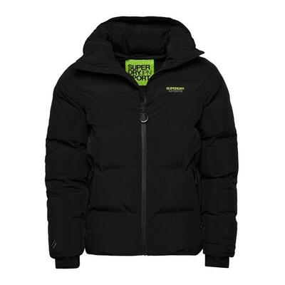 Rechte jas met capuchon superdry