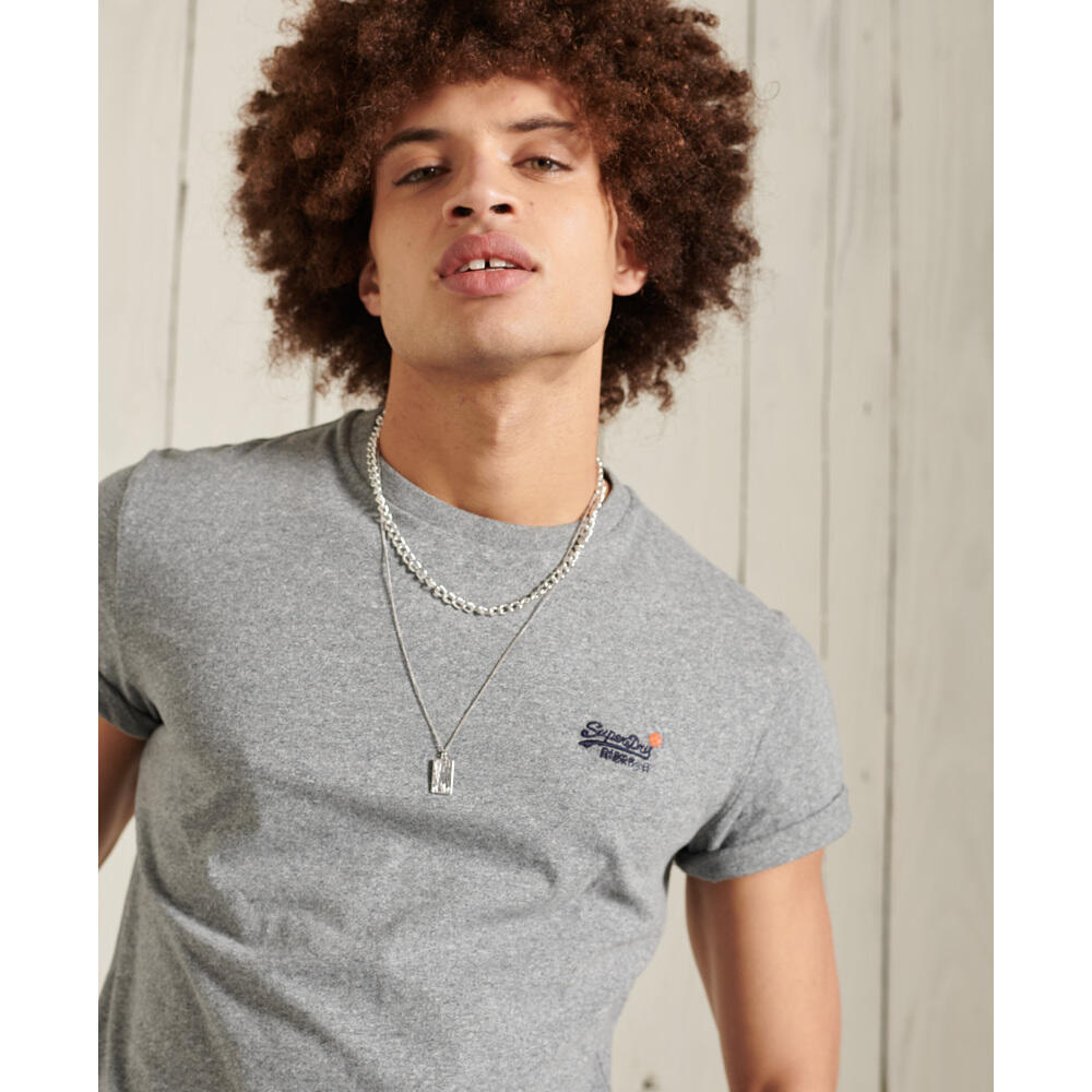 Camiseta de algodão orgânico Superdry Vintage 3/4
