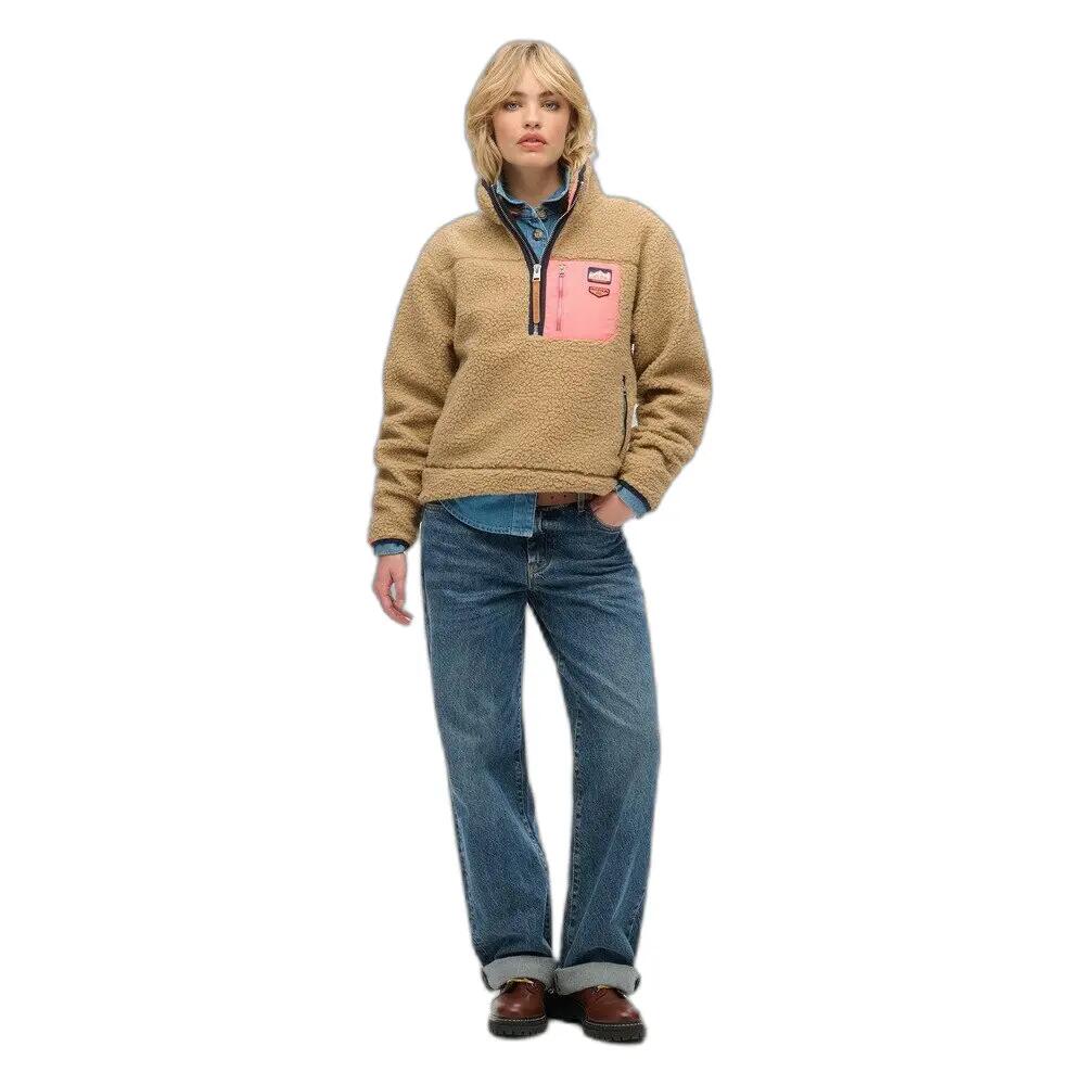 Polaire à demi fermeture zippée femme Superdry Vintage 3/6