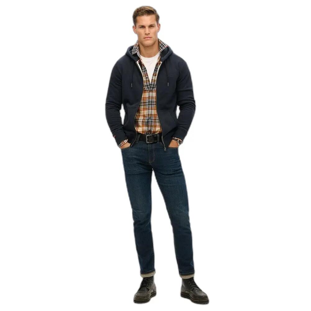 Felpa Uomo Superdry Essential Blu Marine M2014128A 3/6
