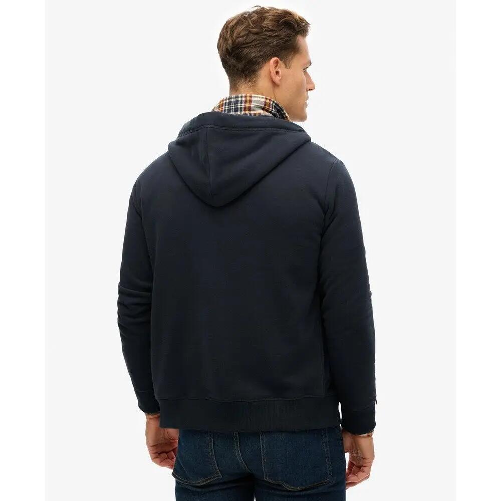 Felpa Uomo Superdry Essential Blu Marine M2014128A 4/6