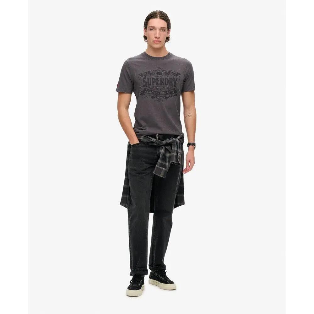 T-shirt met patroon Superdry Workwear Script 3/6