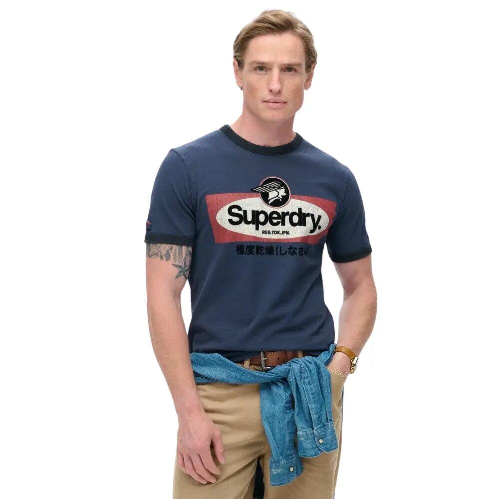 T-shirt à motif Superdry Core Logo Ringer Workwear 2/6