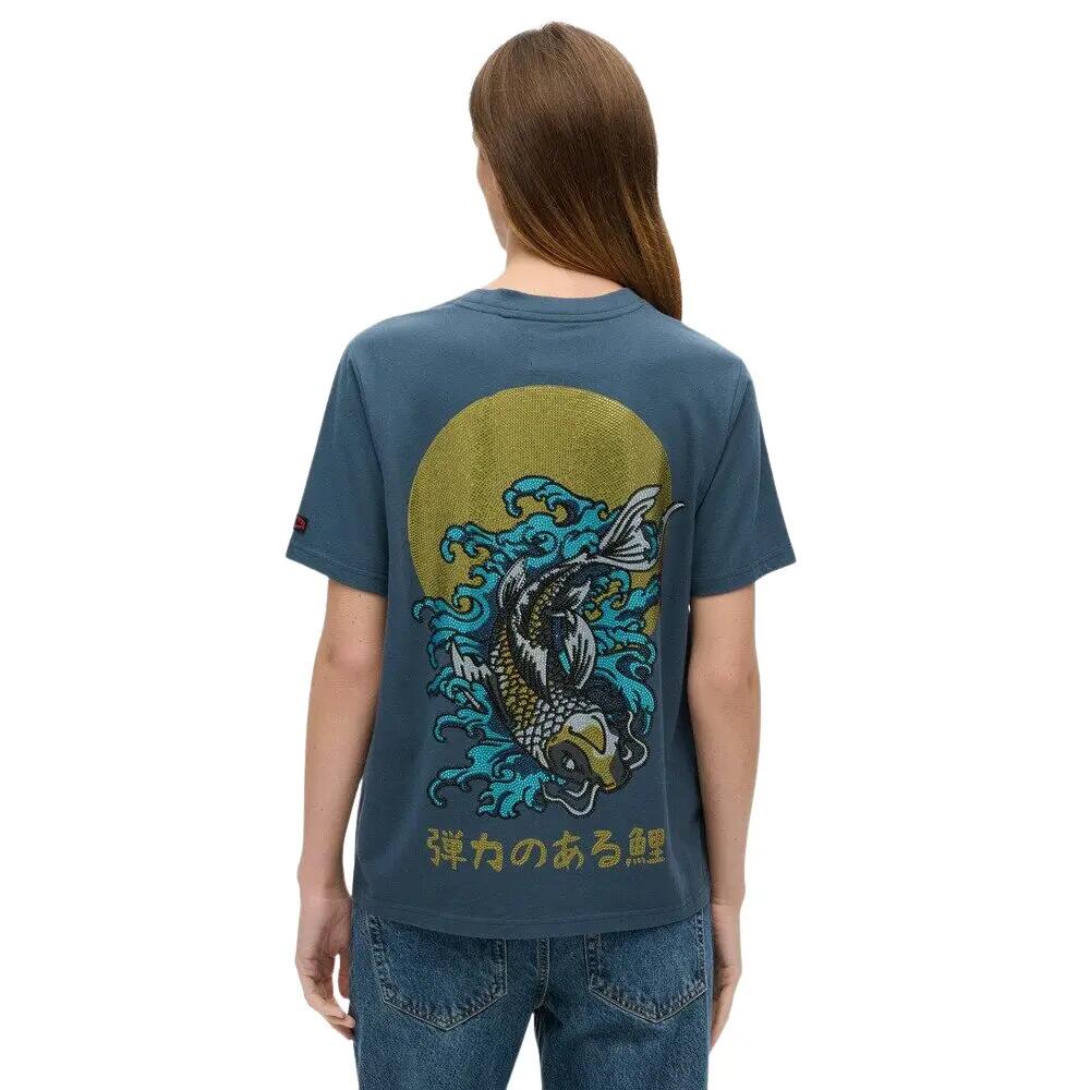 Lässiges T-Shirt Tokyo Rhinestone 5/7
