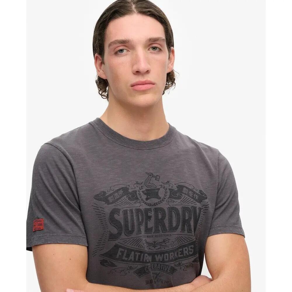 T-shirt met patroon Superdry Workwear Script 5/6