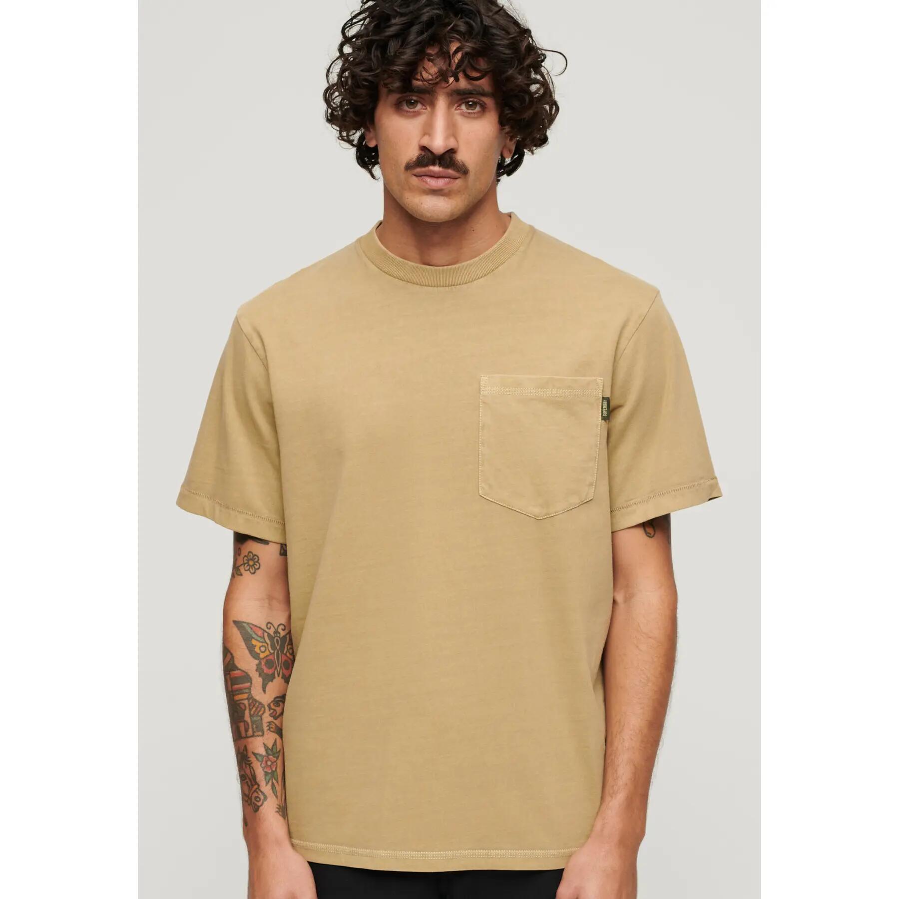 T-shirt tascabile con cuciture a contrasto Superdry 3/6