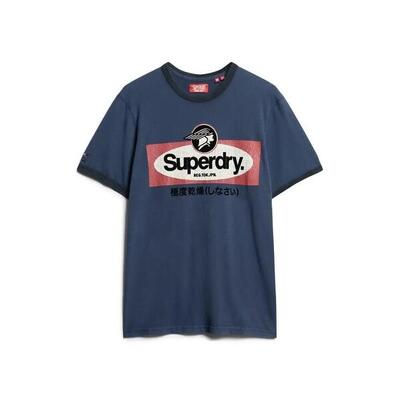 T-shirt met patroon superdry core logo ringer workwear