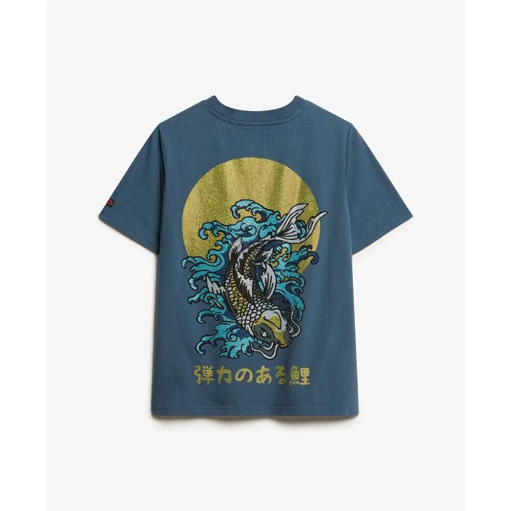 Lässiges T-Shirt Tokyo Rhinestone 4/7