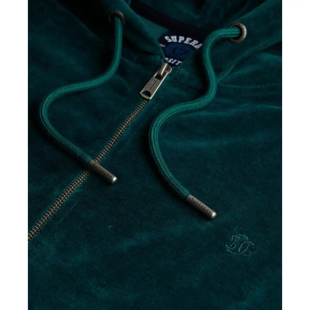 Dames fleece hoodie met rits Superdry 5/5