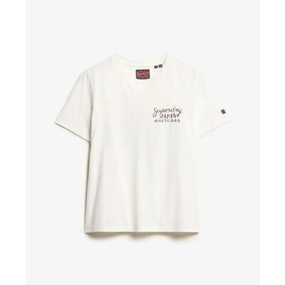 Casual strik t-shirt voor dames superdry tokyo