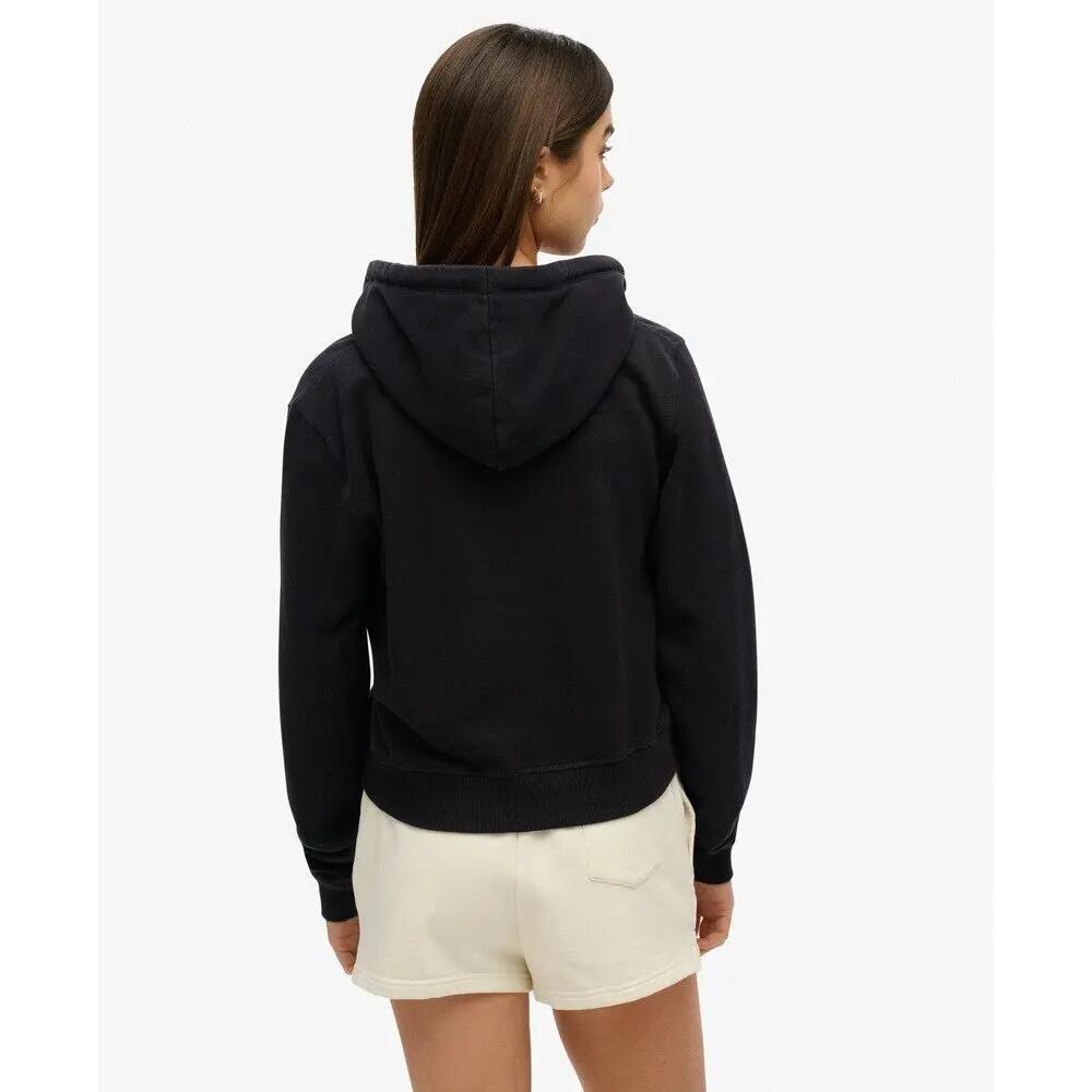 Sweatshirt à capuche court décontracté zippé femme Superdry Athletic Essentials 4/6