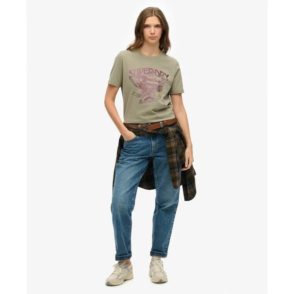 Dames-T-shirt Superdry American Eagle 3/6