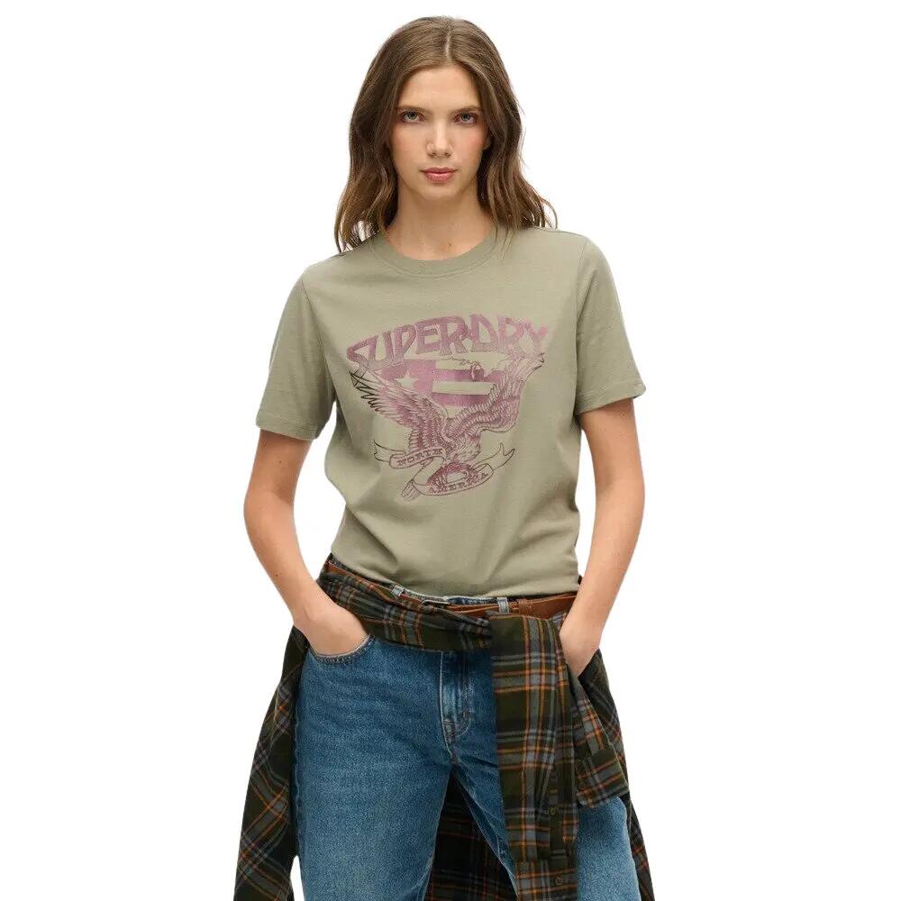 Dames-T-shirt Superdry American Eagle 2/6