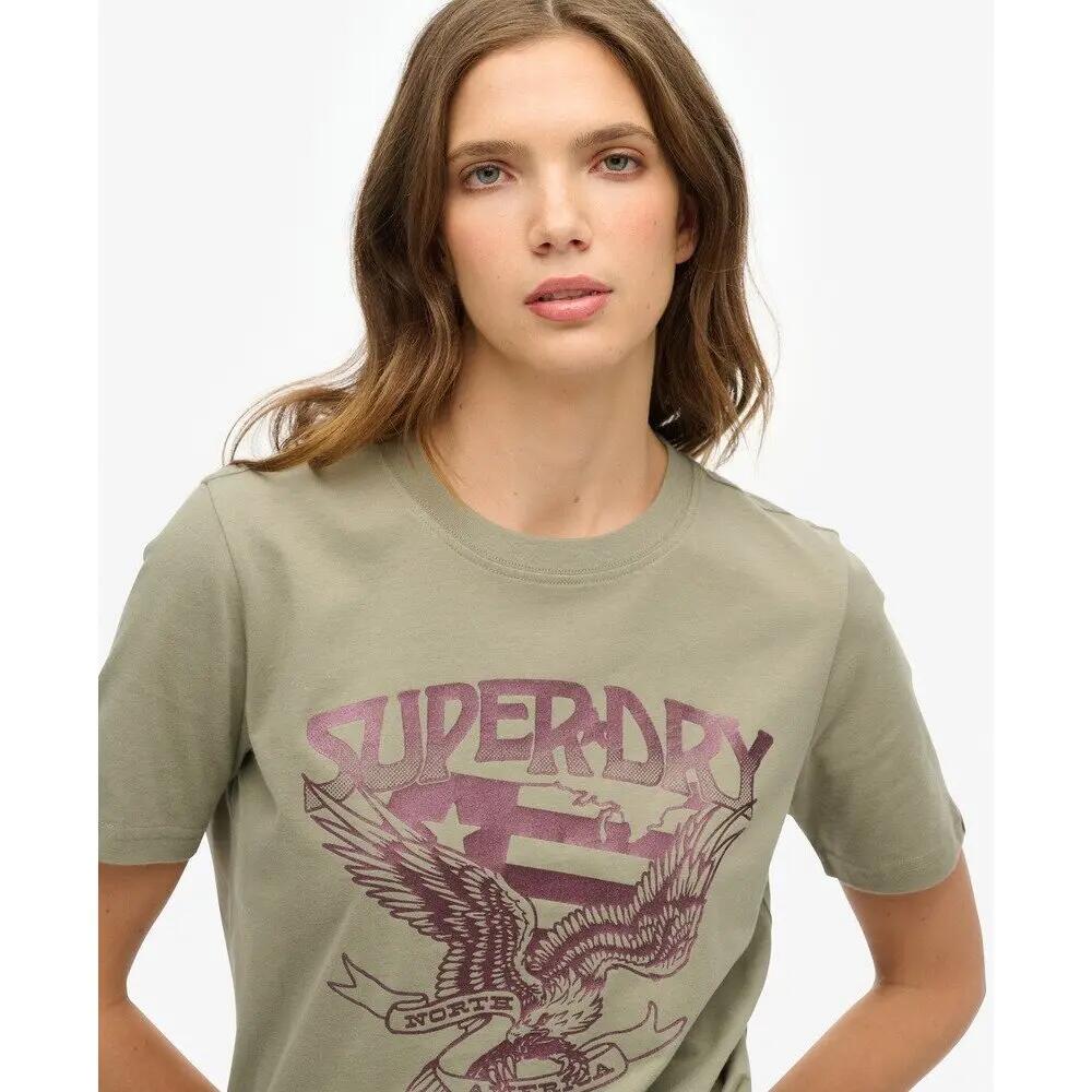 Dames-T-shirt Superdry American Eagle 5/6