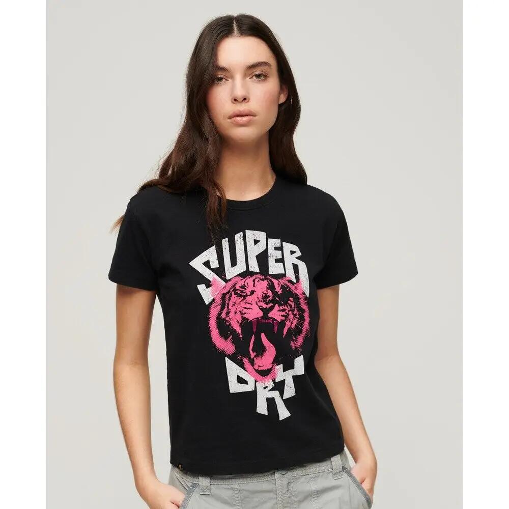 T-shirt à motif femme Superdry Lo-fi Rock 3/7