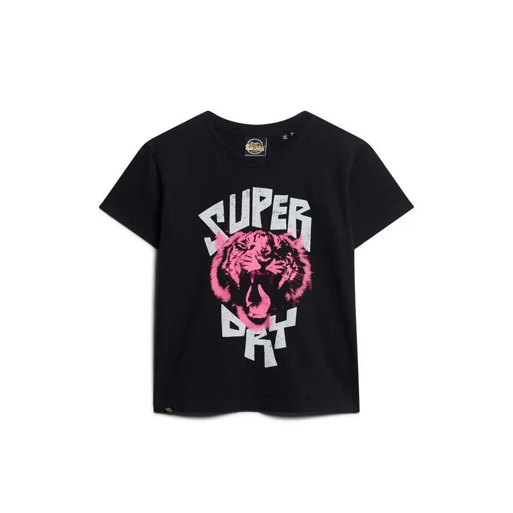 T-shirt à motif femme Superdry Lo-fi Rock 1/7