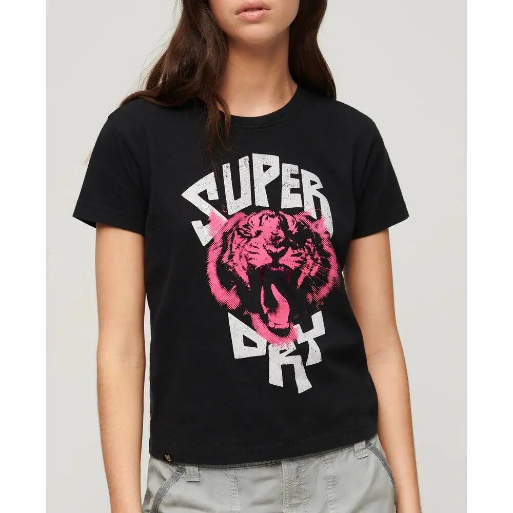 T-shirt à motif femme Superdry Lo-fi Rock 4/7