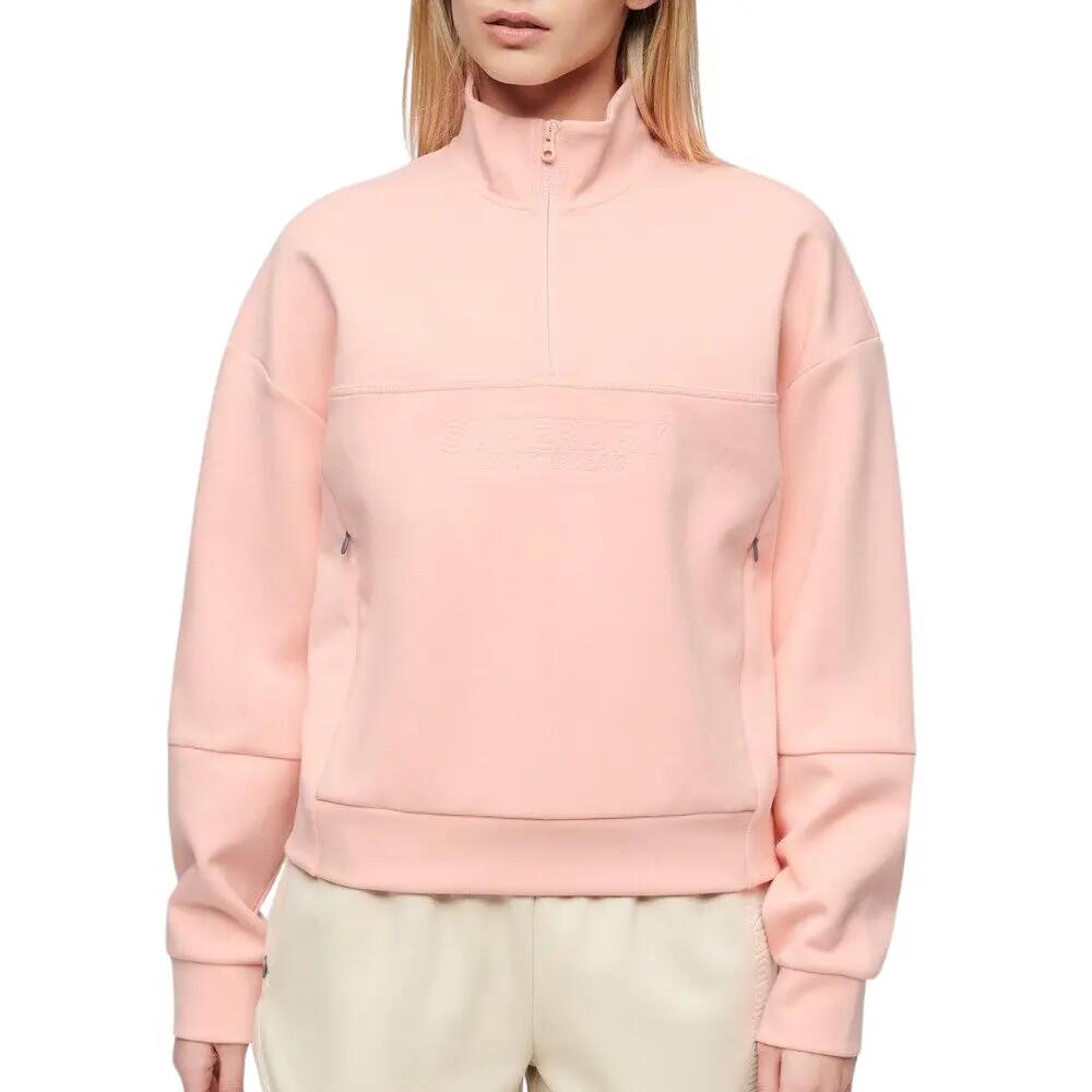 Damen Sweatshirt mit Reißverschlusskragen Superdry Sport Tech 2/6