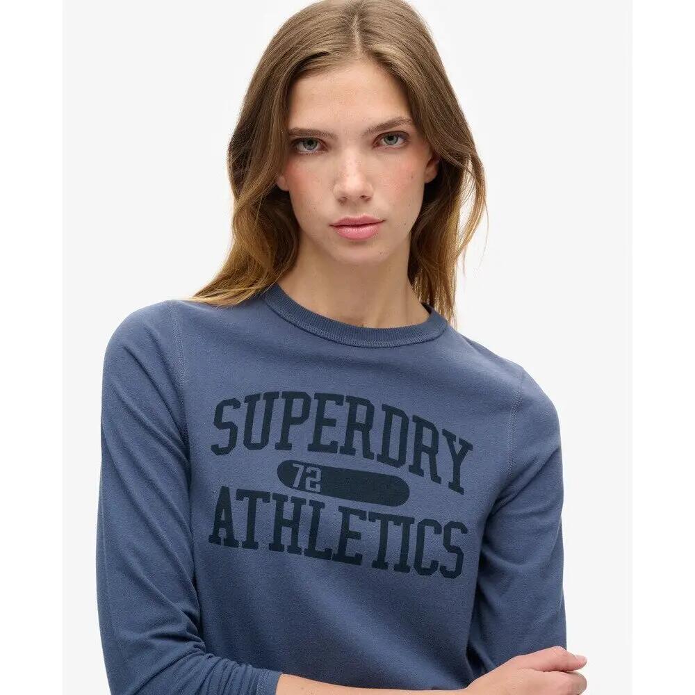 T-shirt slim manches longues femme Superdry Athletic Essentials Ringer 5/6