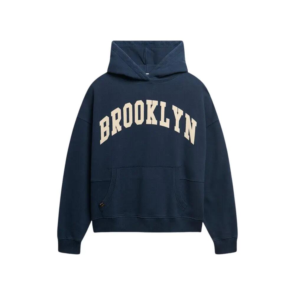 Superdry SODA POP VL CLASSIC KA - Sweat à capuche - orion blue/bleu Superdry SODA POP VL CLASSIC KA - Sweat à capuche - orion blue/bleu