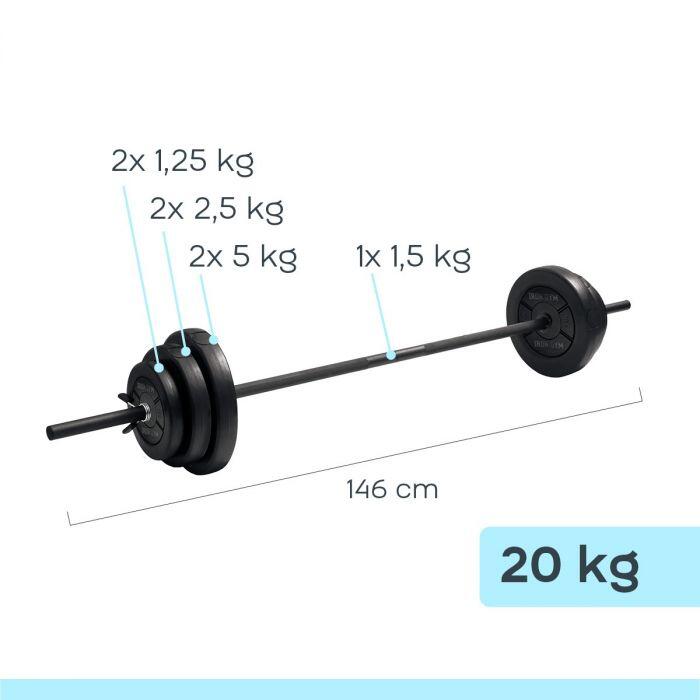Verstelbare Halterset - 20 kg 7/7