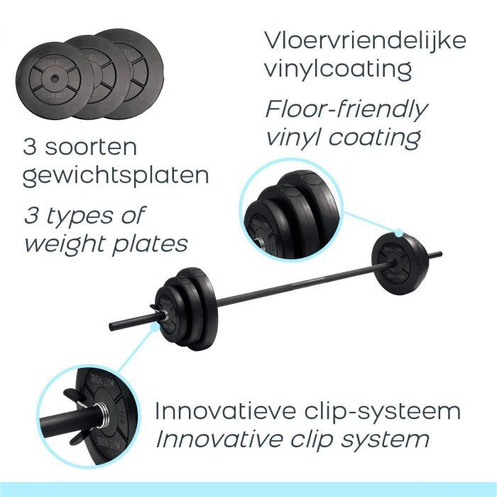 Verstelbare Halterset - 20 kg 4/7