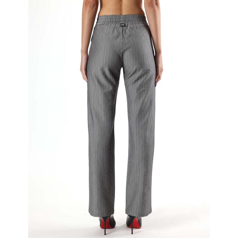 Pantaloni palazzo din poplin Leone Be Glam